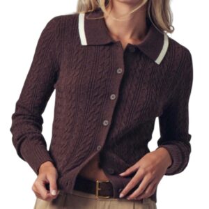 v neck shoulder padded front zip waist smocked top champagne